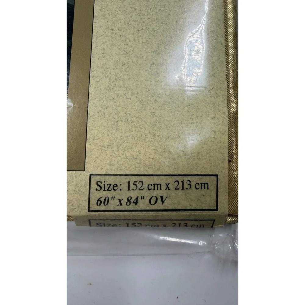 New Vtg Sears Gold Lame 60